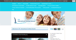 Desktop Screenshot of ics-christian-school-founding.org